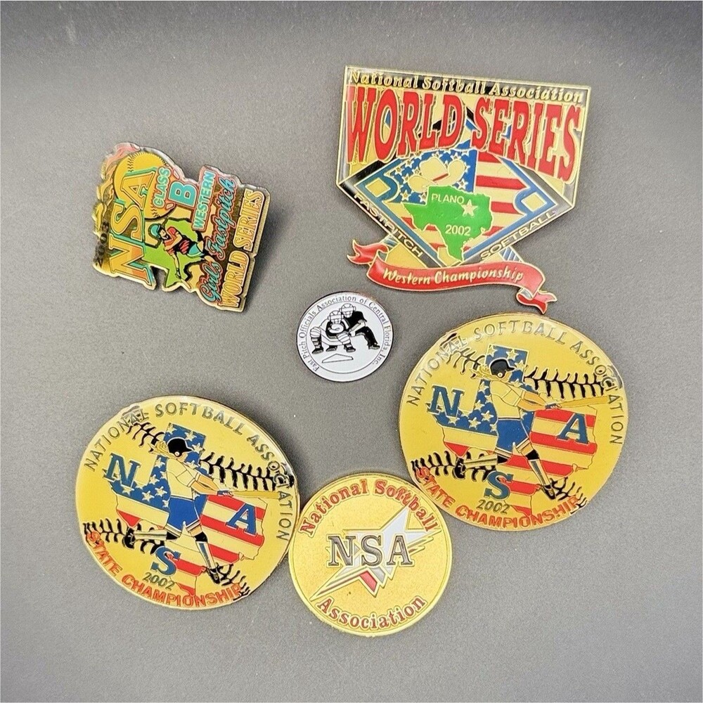 NSA National Softball Association 2002 World Series Sport Pin Lot